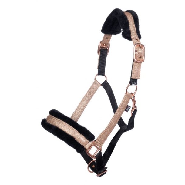 Grime med plys og glimmer